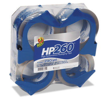 Duck® Hp260 Packaging Tape With Dispenser, 1.5" Core, 1.88" X 22.2 Yds, Clear, 6-pack freeshipping - TVN Wholesale